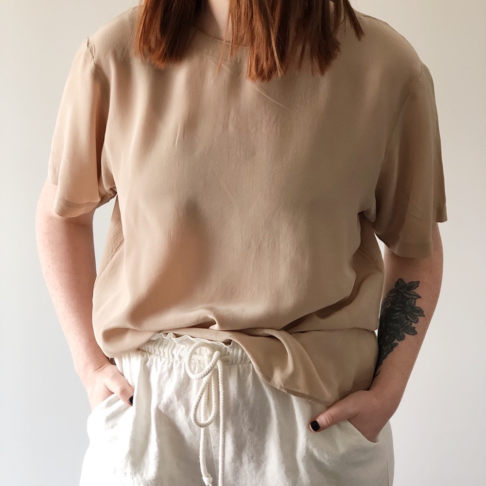 Vintage Silk Tee - Picture 3 of 8